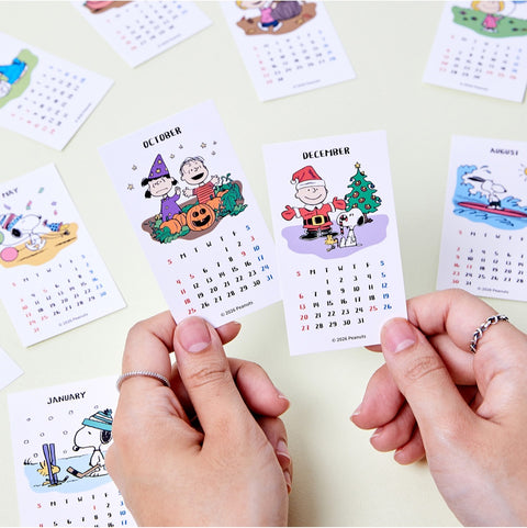2026 Peanuts Snoopy Sticker Calendar