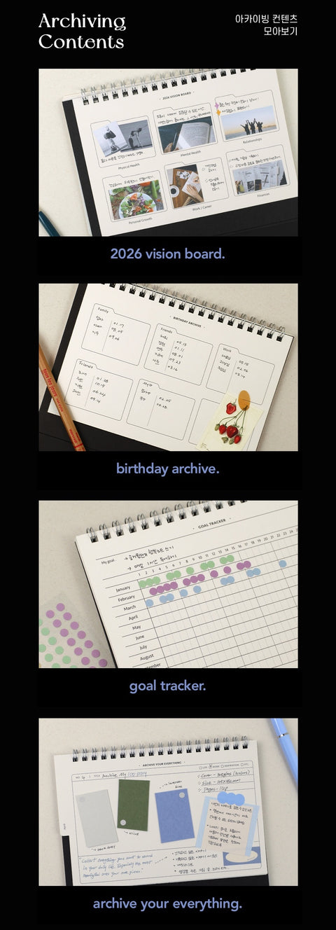 2026 Archive Desk Calendar