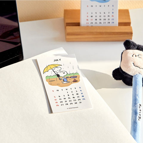 2026 Peanuts Snoopy Sticker Calendar