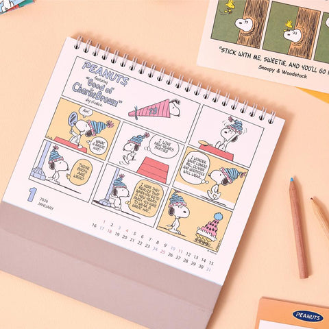 2026 Peanuts Snoopy Desk Calendar