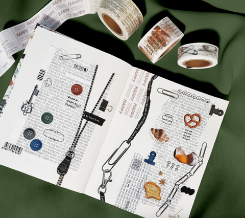 GLEN Wrapping Paper Masking Tape