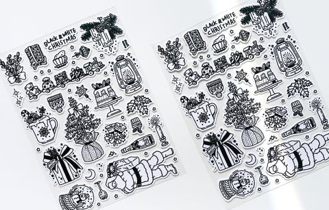 Christmas Line Seal Sticker | Deco Sticker