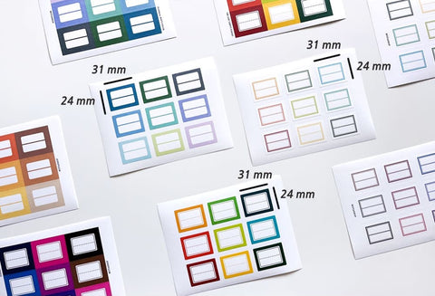 Index Label Sticker ver.3 | 12sheets