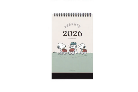 2026 Peanuts Snoopy Desk Calendar A5
