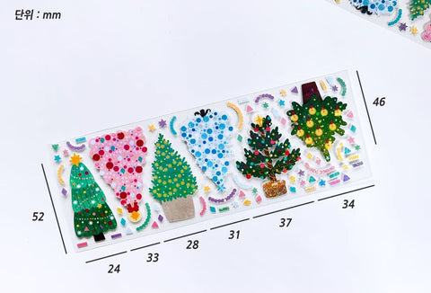 Christmas Tree Seal Sticker | Deco Sticker