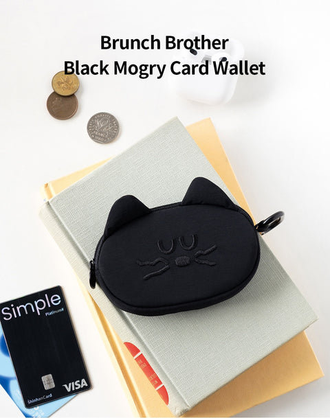 Brunch Brother Black Mogry Card Wallet | Card Case