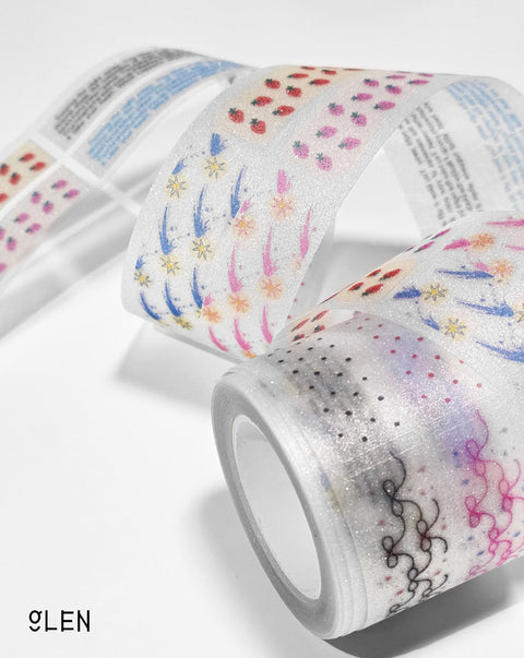 GLEN Square Glitter Tape | Sticker