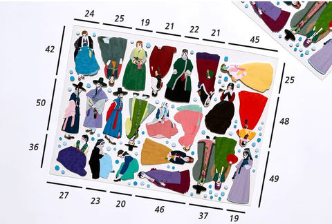 Winter Hanbok Seal Sticker | Deco Sticker