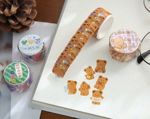Bear Outing Masking Tape