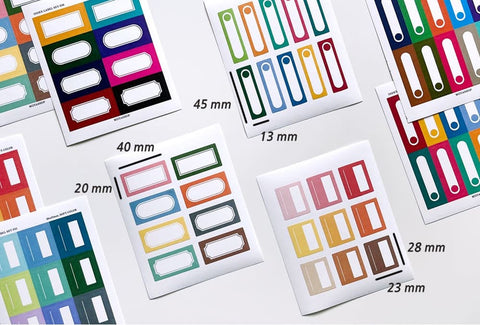 Index Label Sticker ver.4 | 12sheets