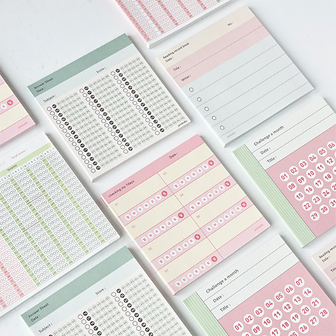 Monthly Habit Notepad to Achieve Your Goal | Memo Pad