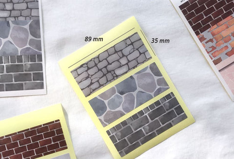 Brick Fence Sticker Set | 10sheets