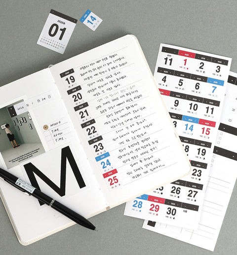 365 Days Calendar Sticker Pack | 18sheets