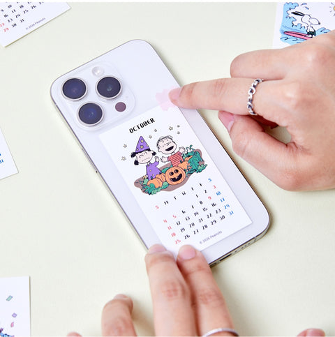 2026 Peanuts Snoopy Sticker Calendar