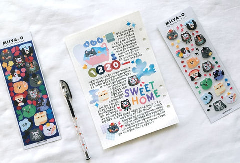 Miiya-o Ghost Seal Sticker | Kitty Cat Deco Sticker