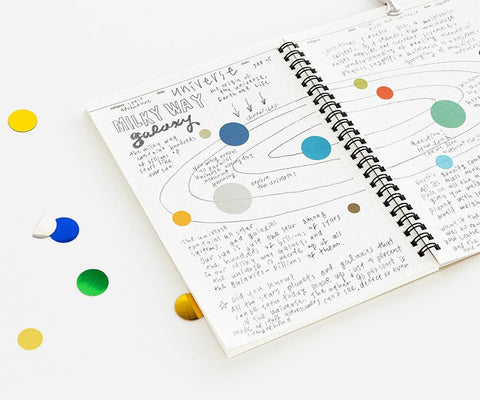 LIFE&PIECES Sticker Collection Pack _ Circle | 8sheets