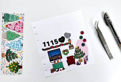 Christmas Tree Seal Sticker | Deco Sticker