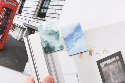 Magnetic Bookmarks 3P _ Marble ver.2