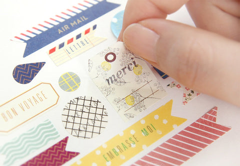 Petit Deco Stickers Pack VER.3 | 8sheets | Planner Diary Sticker