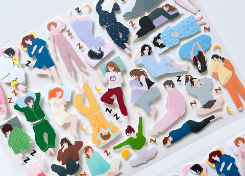 Gesture_Sleep Seal Sticker