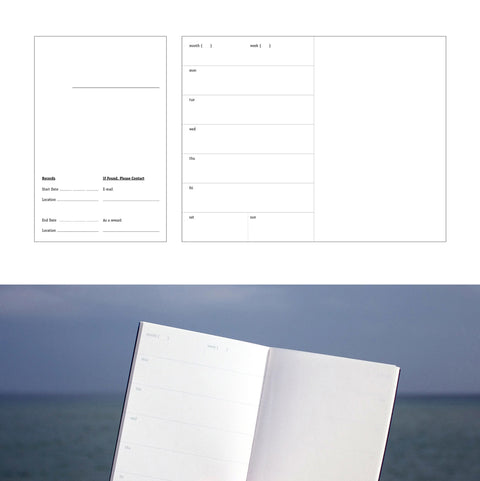White Store Weekly Planner