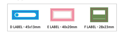 Index Label Sticker ver.4 | 12sheets