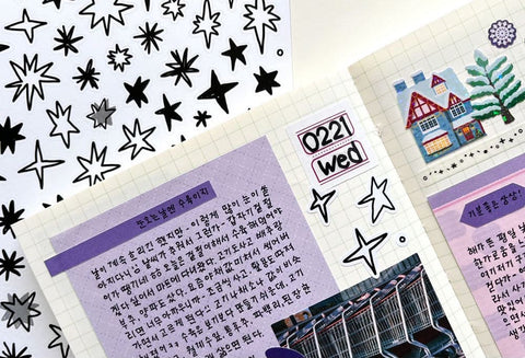 Star Seal Stickers SET | 2sheets