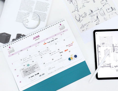 2026 PRISM Work Plan Desk Calendar (OCT.2025-DEC.2026) | Dated + Undated Planner