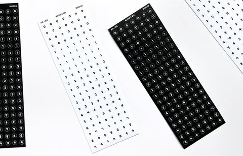 Number Stickers Pack | 2sheets