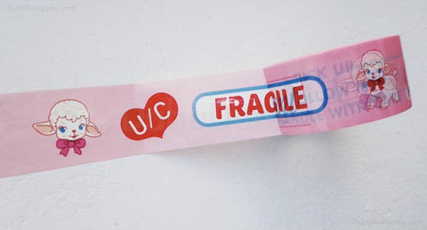 BABY LAMB Box Tape | Wrapping Packing Tape | Deco Tape | Adhesive Tape | Patterned Tape | Packaging Tape