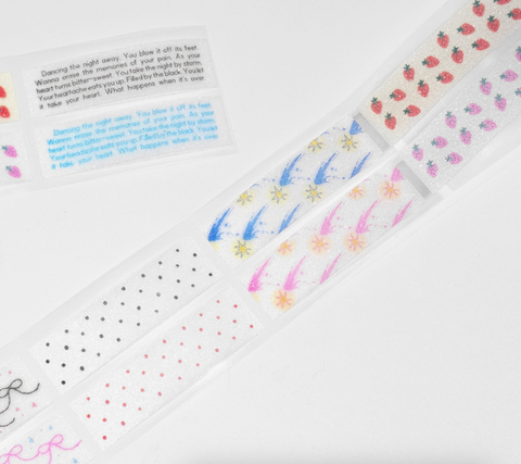 GLEN Square Glitter Tape | Sticker