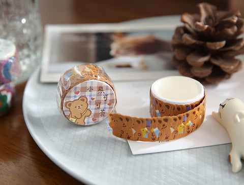 Bear Outing Masking Tape