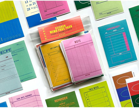 Memo Sticker Pack | 54sheets