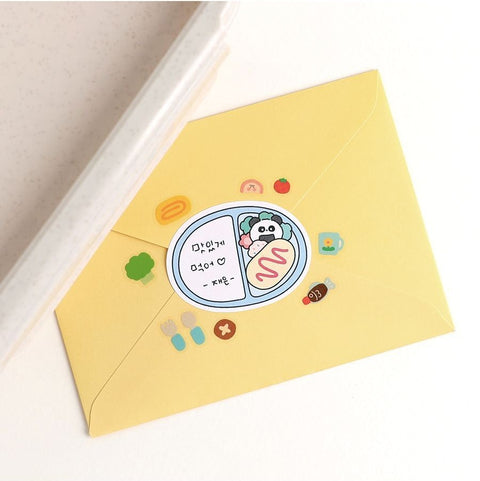 Cute Animal Friends Memo Sticker Pack | 8sheets