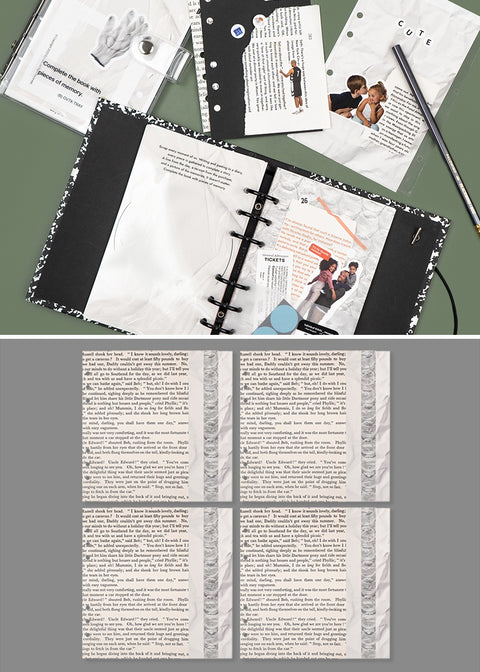 A5 Scrap the moment vol.2 Texture | A5 Inserts