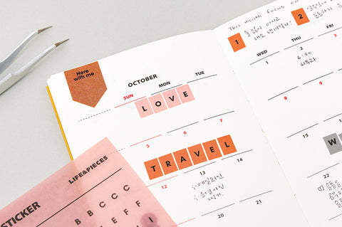 LIFE & PIECES Alphabet Sticker Pack