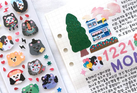 Miiya-o Ghost Seal Sticker | Kitty Cat Deco Sticker