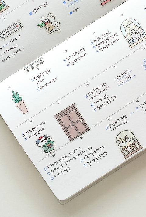 Noonchi Villa Seal Sticker | Puppy Sticker