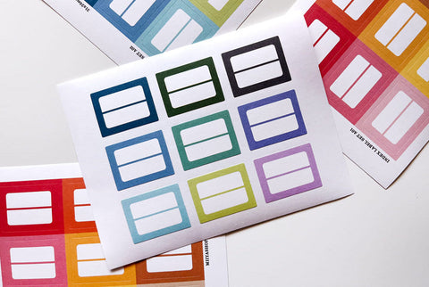 Index Label Sticker ver.3 | 12sheets