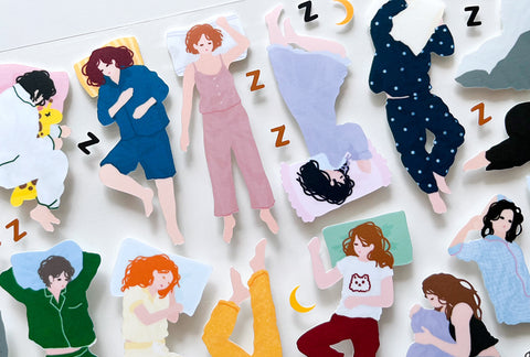 Gesture_Sleep Seal Sticker