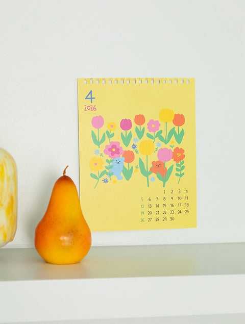 2026 Jelly Bear Desk Calendar