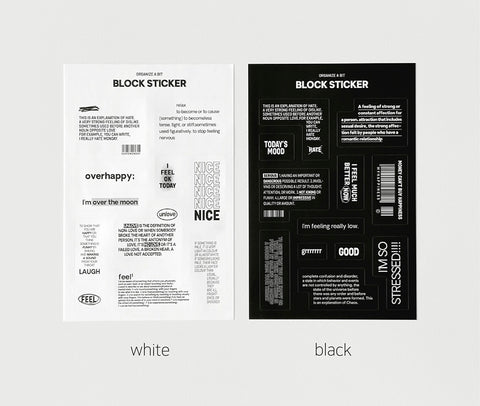 OAB Block Sticker
