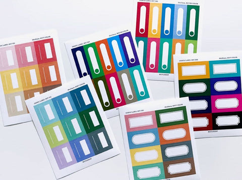 Index Label Sticker ver.4 | 12sheets