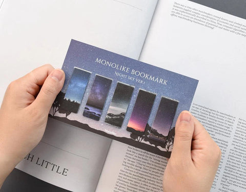 Magnetic Bookmarks 5P_ Night Sky ver.1