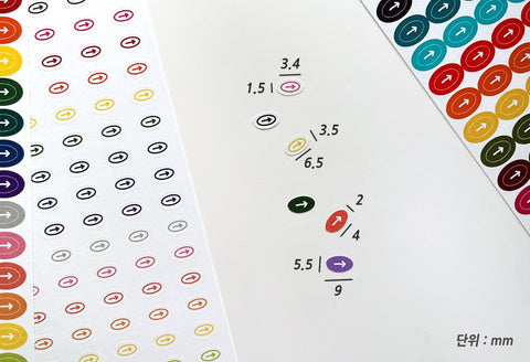 Arrow Seal Sticker _ Ellipse | Deco Sticker