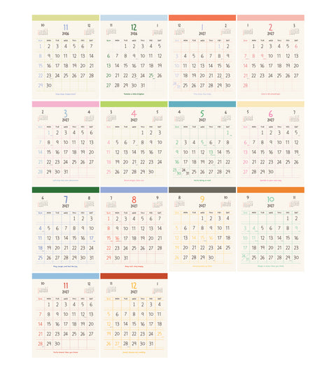 2027 Jelly Bear Desk Calendar