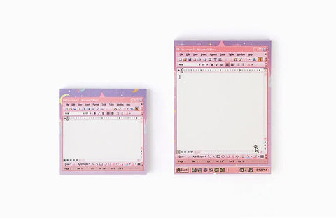 Moonlight Word Pink Memo Pad L
