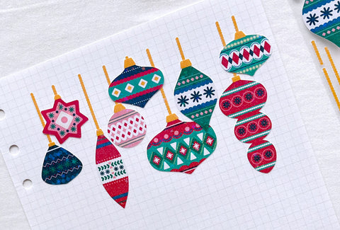 Christmas Tree Decoration Seal Sticker | Deco Sticker