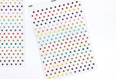Transparent Star Seal Sticker | Deco Sticker