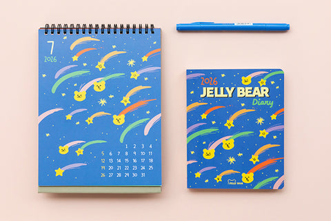 2026 Jelly Bear Desk Calendar